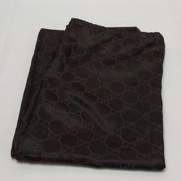 'GUCCI' DRAWSTRING 'GG' MONOGRAM DUST BAG - Picture 10 of 10